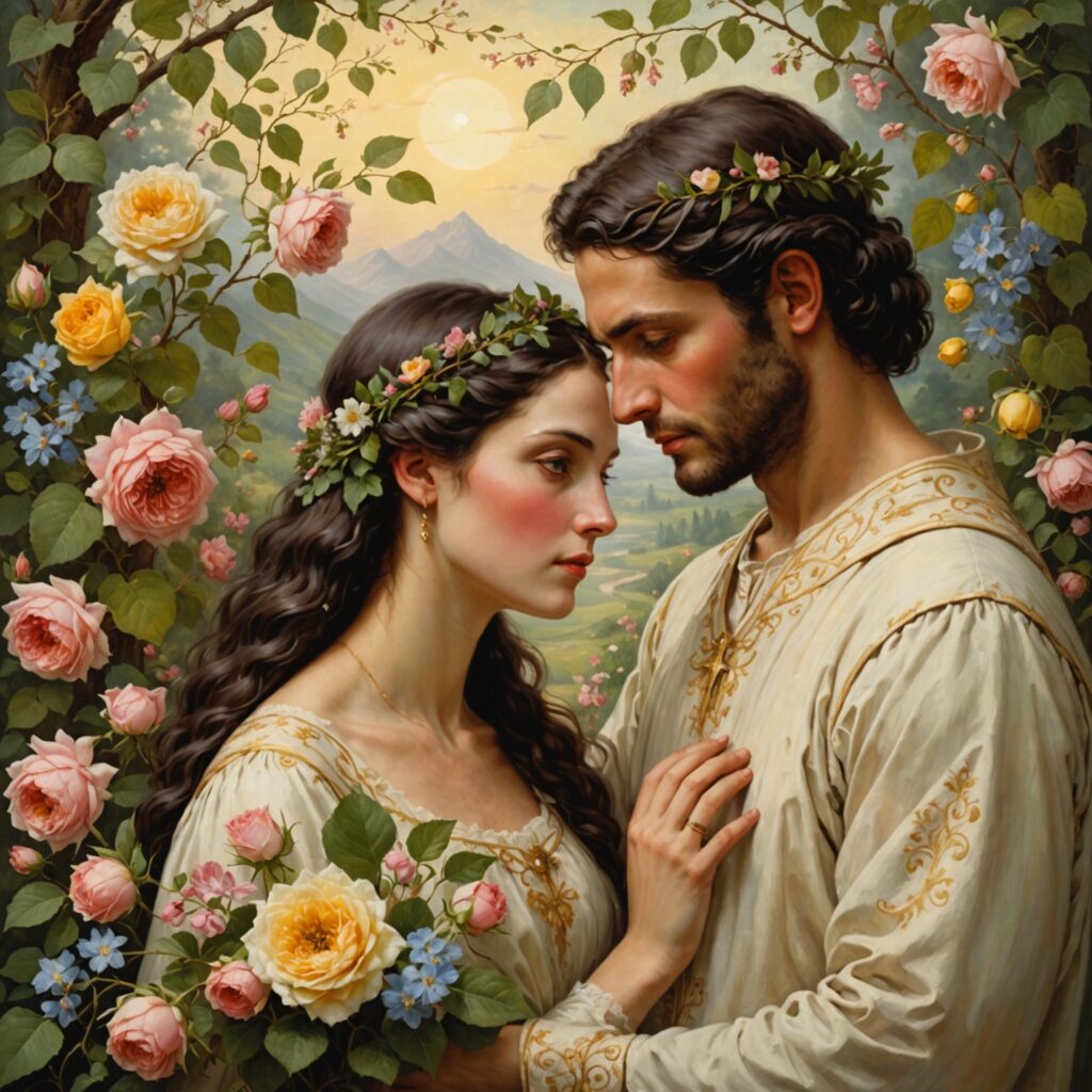 Imagem inspirada no Capítulo 4 de Cantares de Salomão