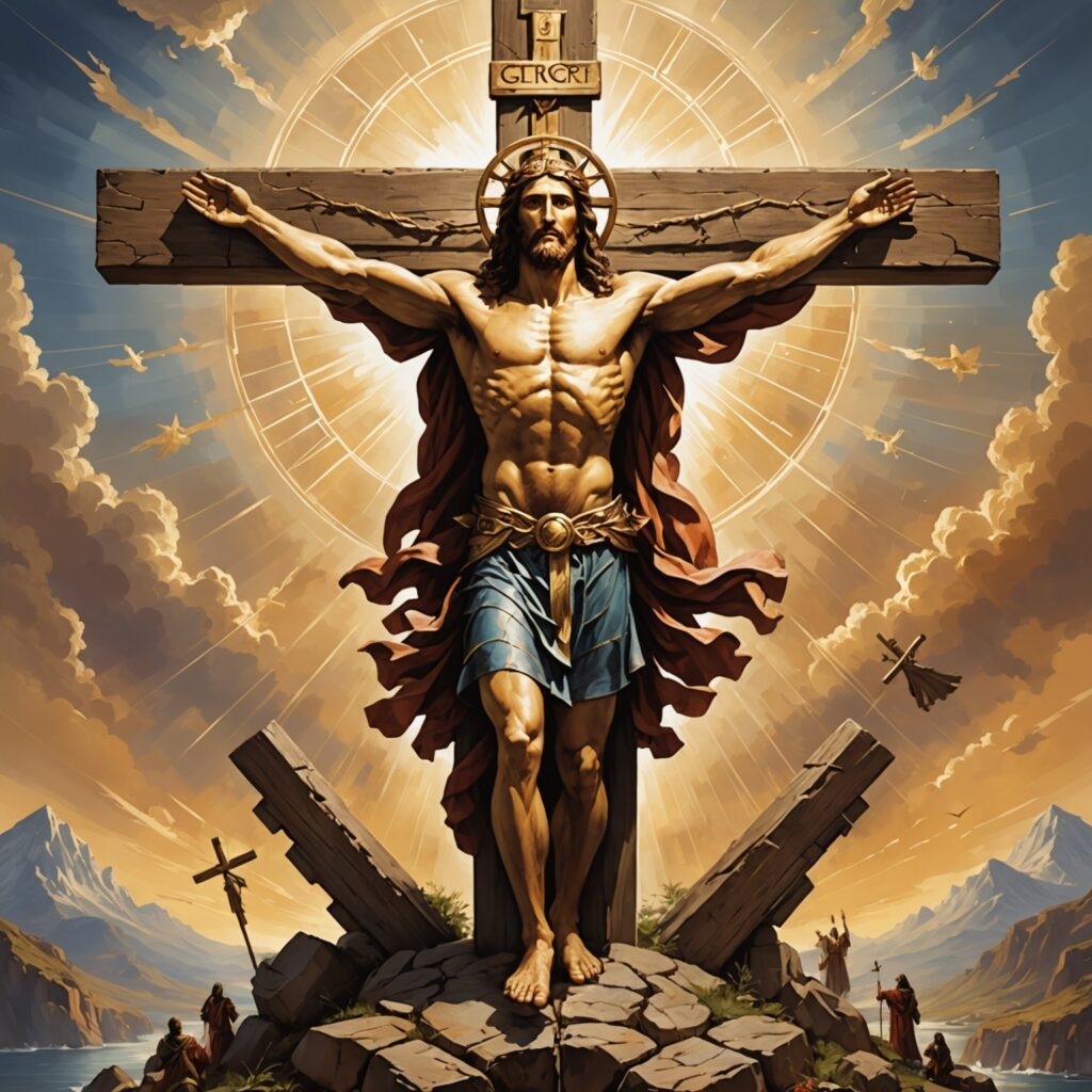 Imagem representando a glória de Cristo em Colossenses