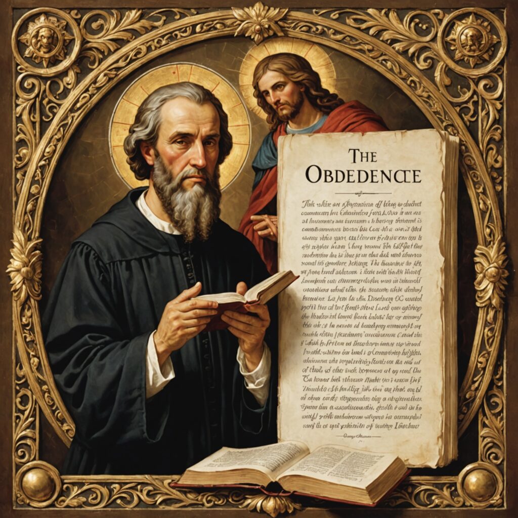 Imagem representativa da fidelidade aos mandamentos divinos