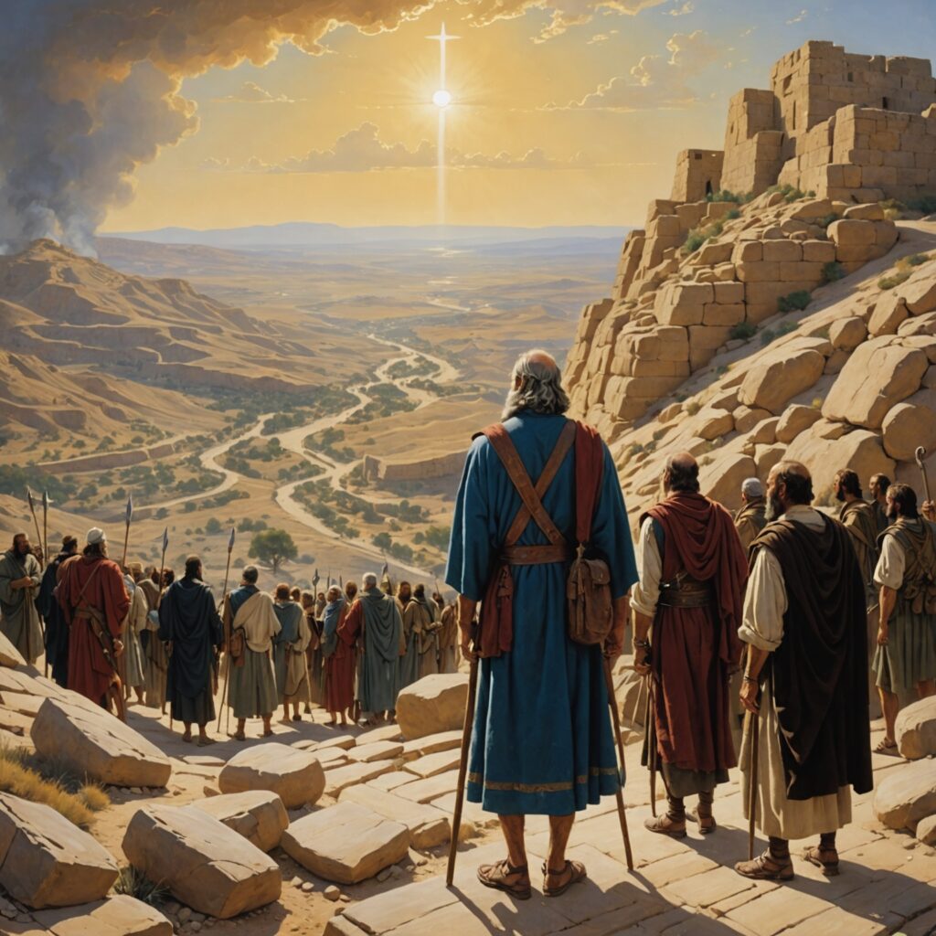 Morte de Moisés e passagem de liderança para Josué