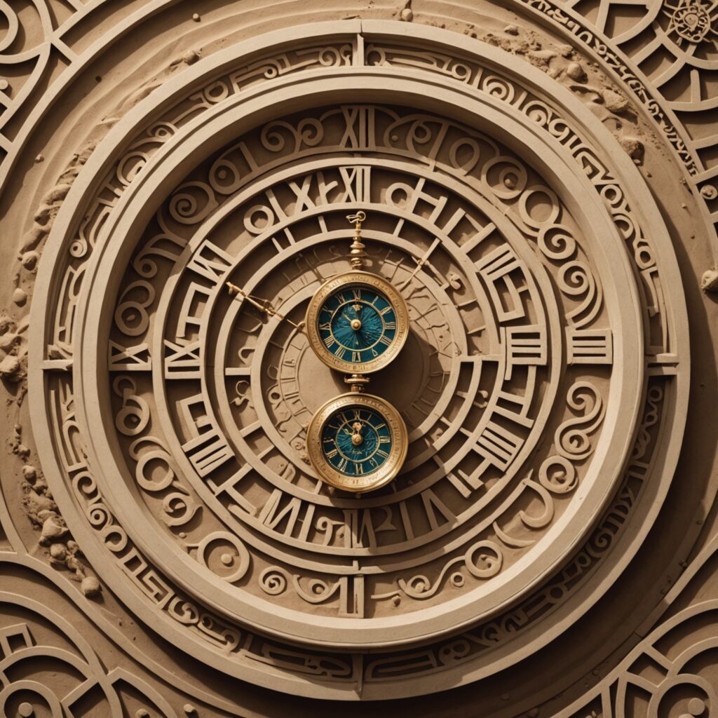 Ilusão da Vida - Imagem representando a transitoriedade e repetição dos eventos na existência humana.