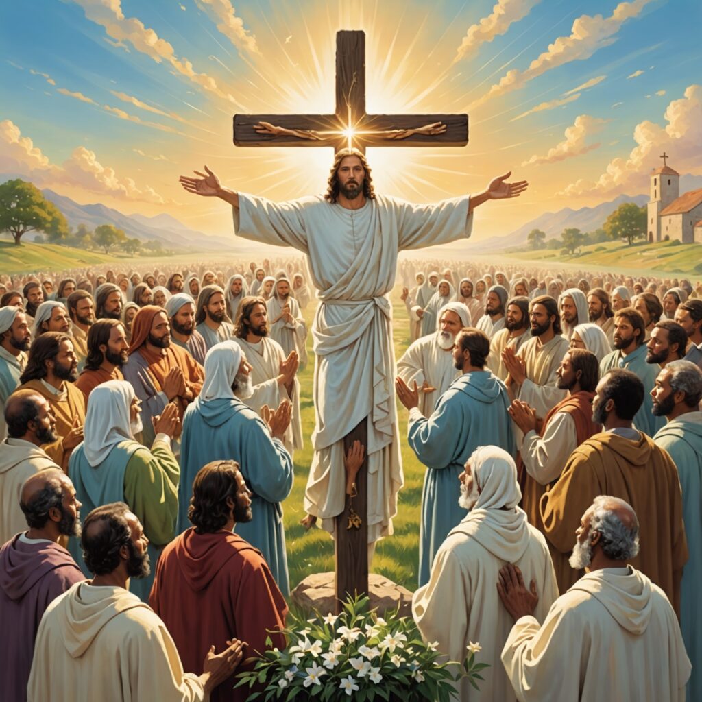 Transformação em Cristo - Imagem representativa da graça e unidade espiritual