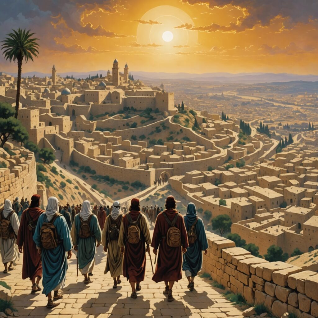 Peregrinação a Jerusalém liderada por Esdras