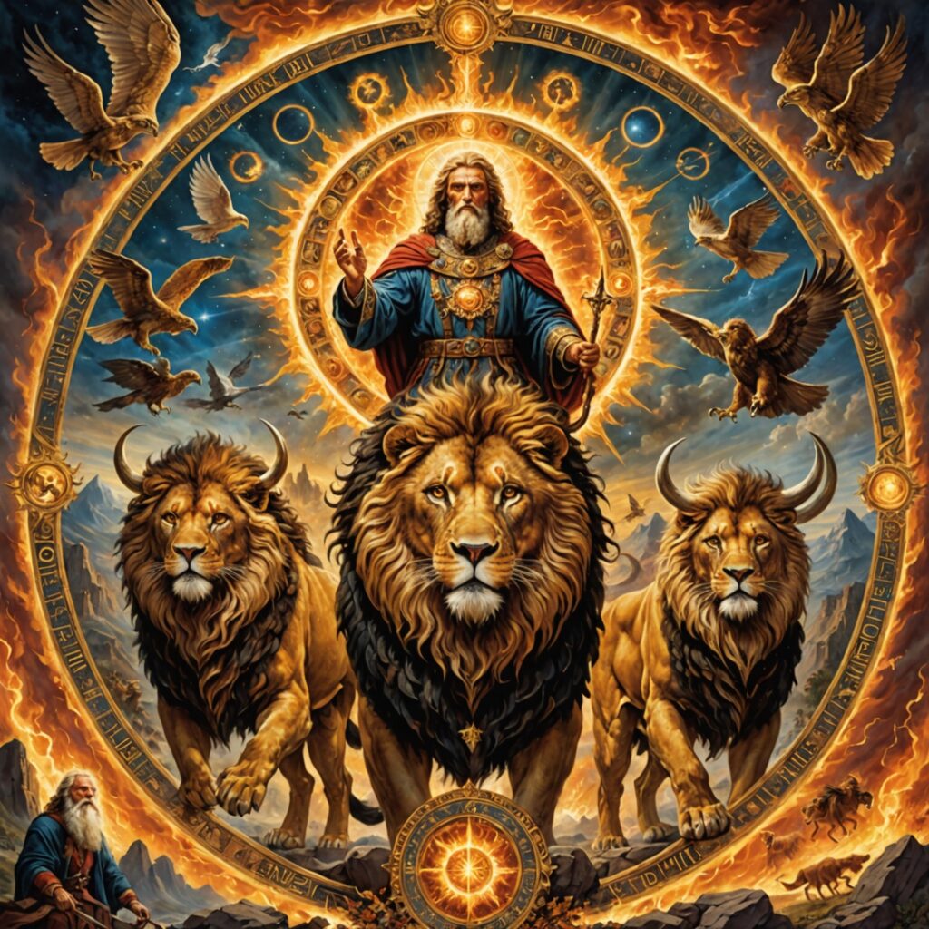 Visão de Ezequiel 1: Criaturas estranhas e a glória do Senhor