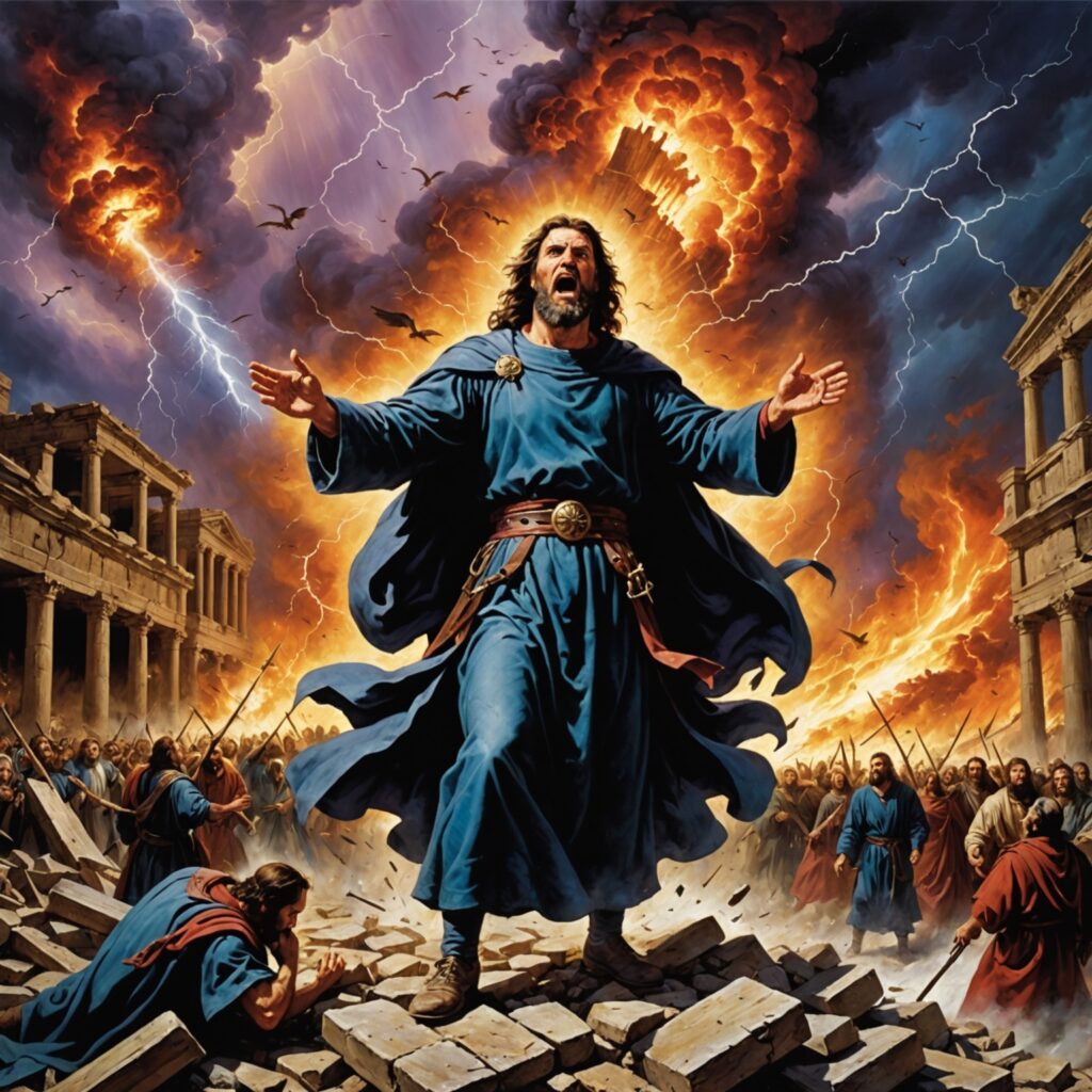 Condenação dos Profetas Falsos - Representação da ira divina e juízo contra a falsidade