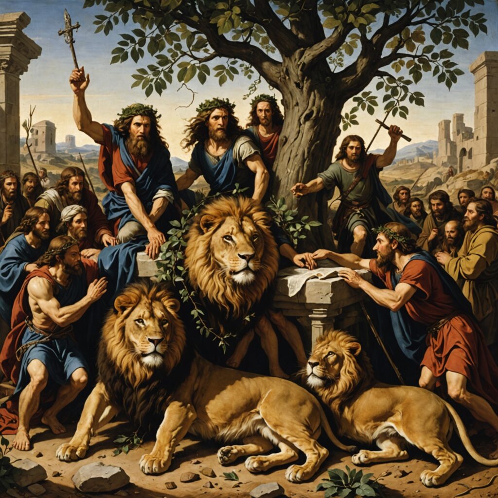 Lamentação pelos chefes de Israel - Imagem simbólica de desolação e ruína