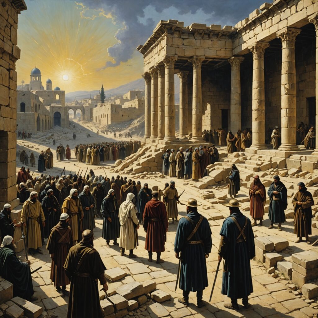 Queda de Jerusalém e Vigias - Imagem representativa do capítulo de Ezequiel