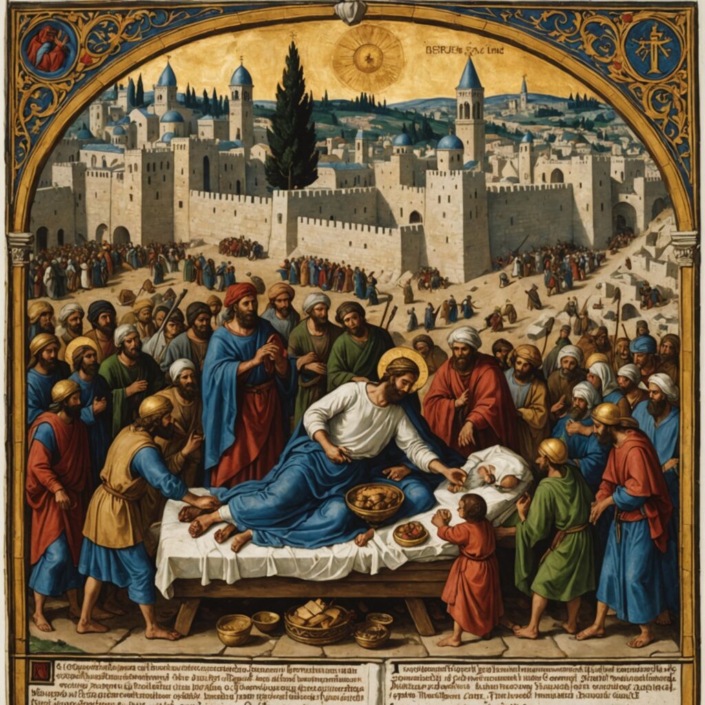 Imagem do Profeta Representando o Cerco de Jerusalém na Bíblia