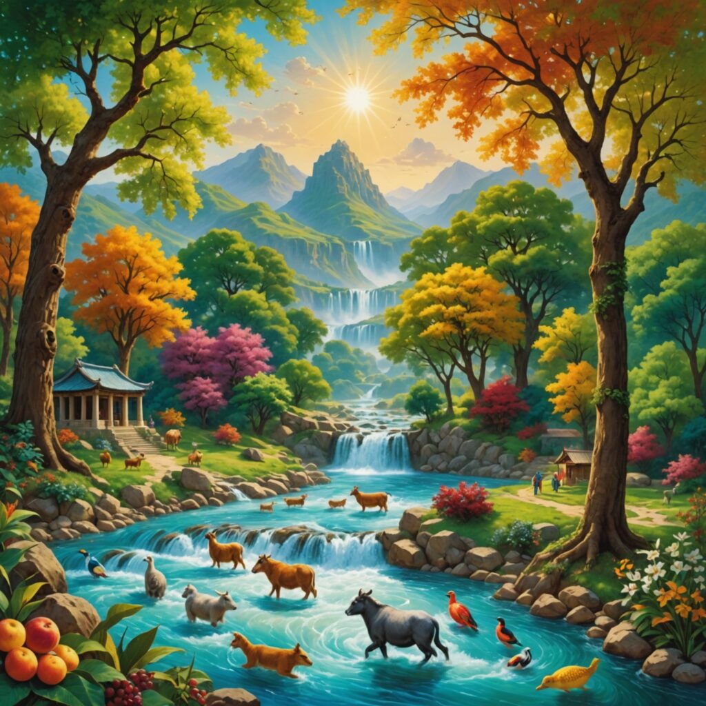 Rio do Templo e Fronteiras da Terra - Imagem Representativa