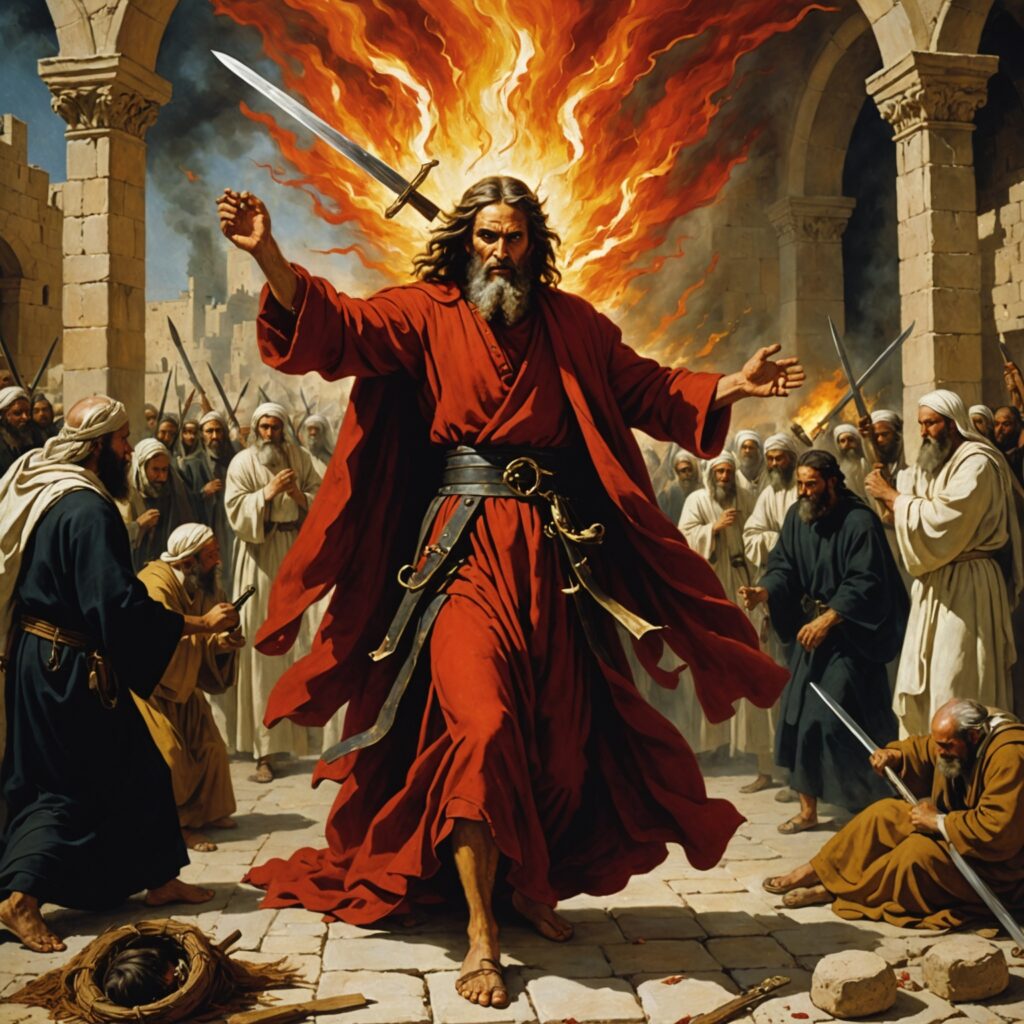 Imagem representando a profecia de castigo e destruição sobre Jerusalém