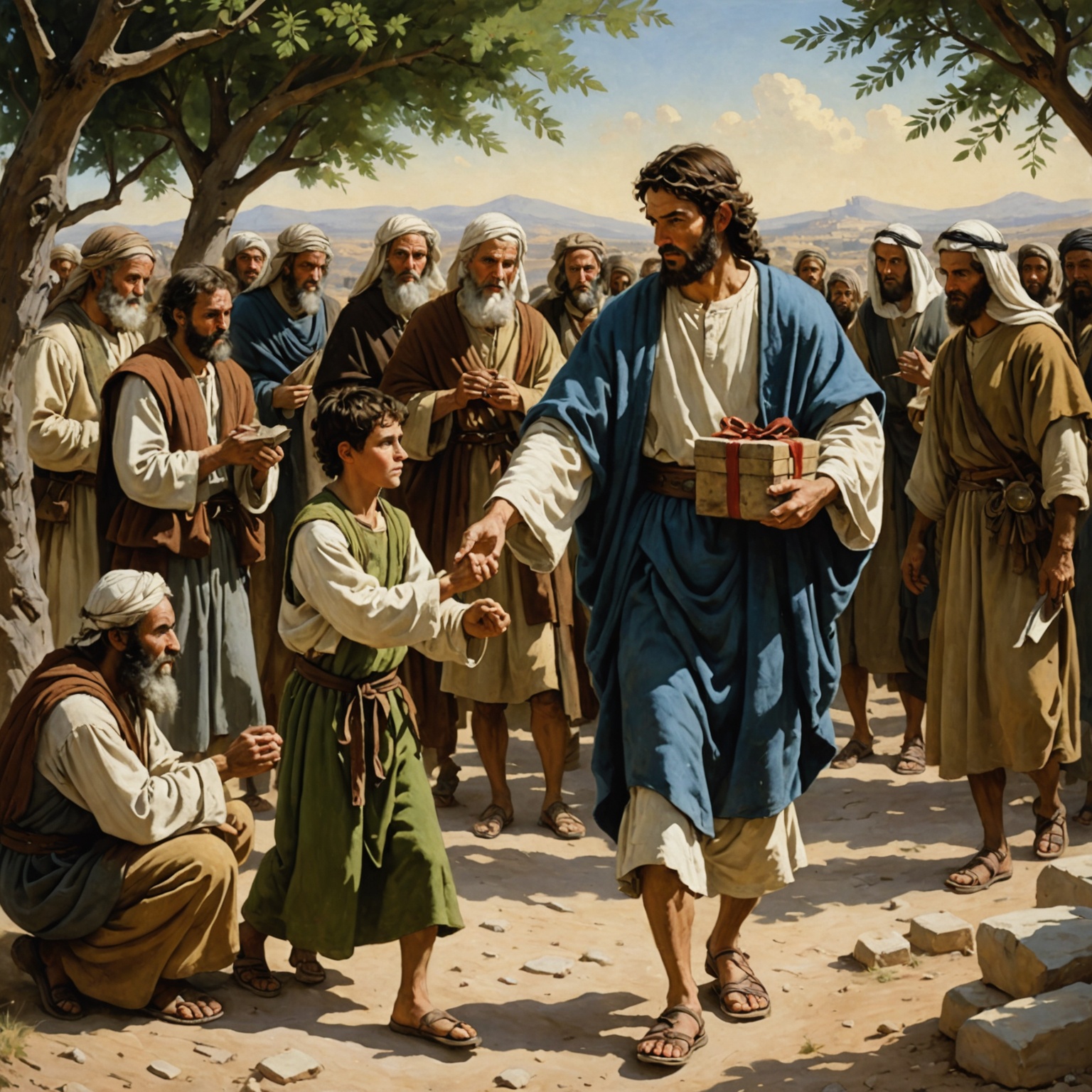 Jacó envia presentes a Esaú e luta com Deus - Gênesis 32