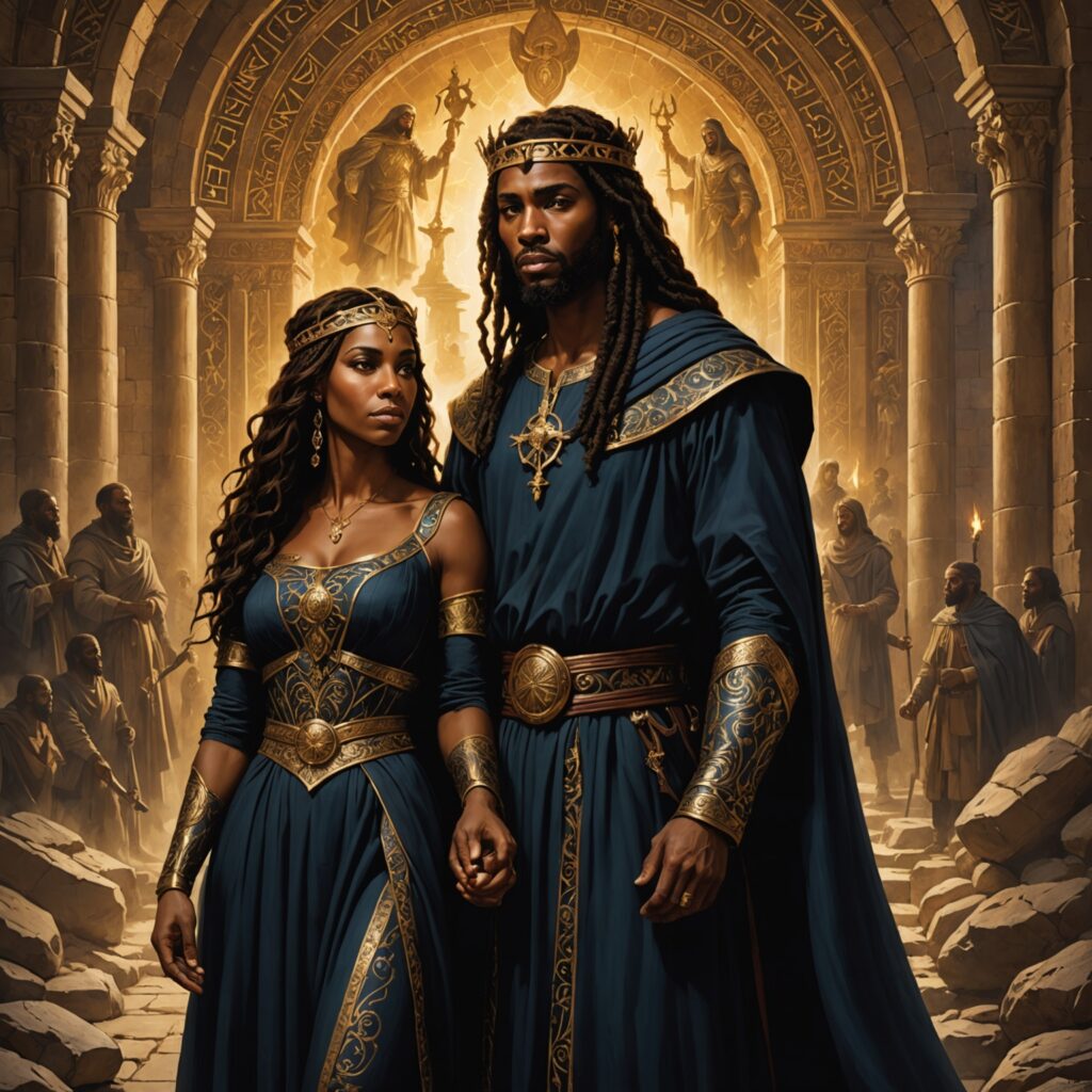 Imagem representativa da história de Judá e Tamar