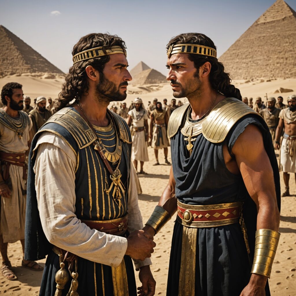 Os irmãos de José encontram José no Egito