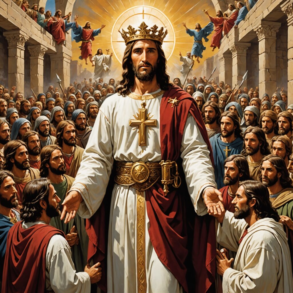 Jesus, o Homem: Imagem representativa da redenção e vitória sobre o mal