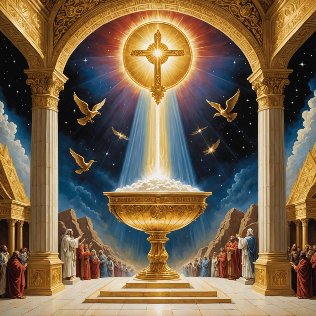 Representação da Nova Aliança e Redenção Eterna por Cristo