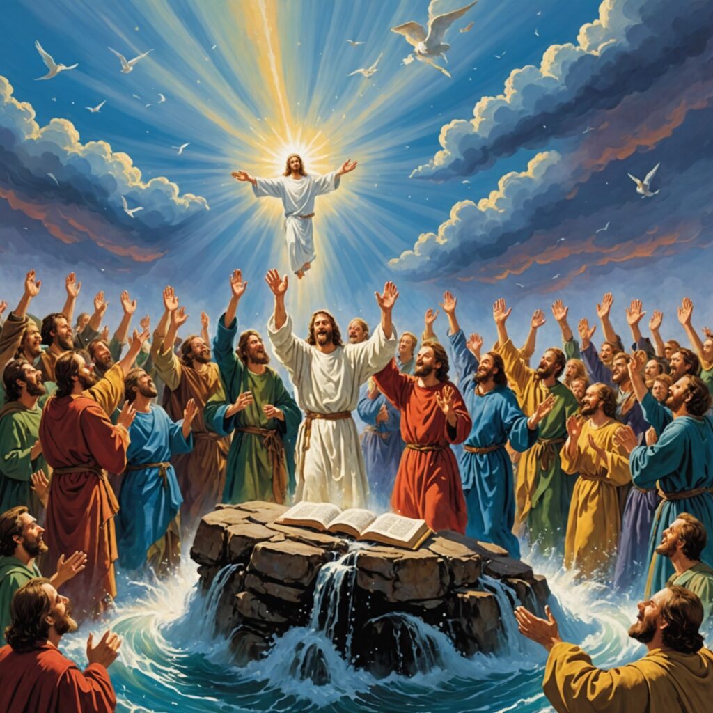 Imagem representativa das Canções de Louvor na Bíblia