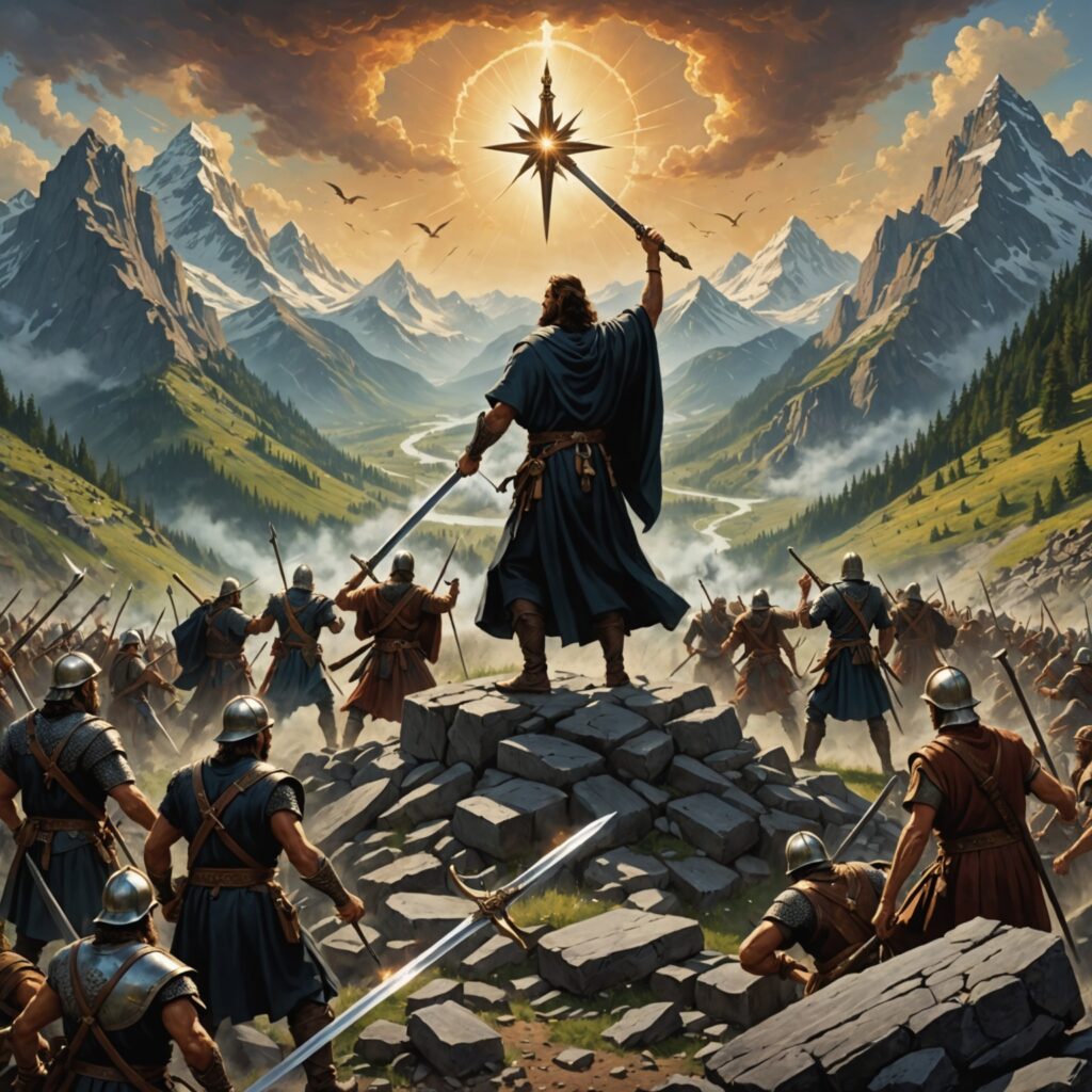 Imagem representando o Dia do Senhor e o julgamento divino