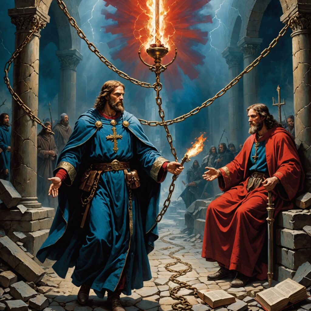 Profecia sobre a nação obstinada - Imagem representativa da dualidade entre rebelião e salvação