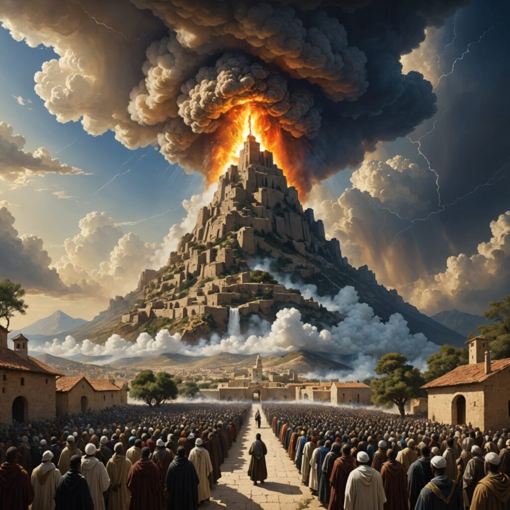 Imagem simbolizando a proteção divina e santidade em Sião