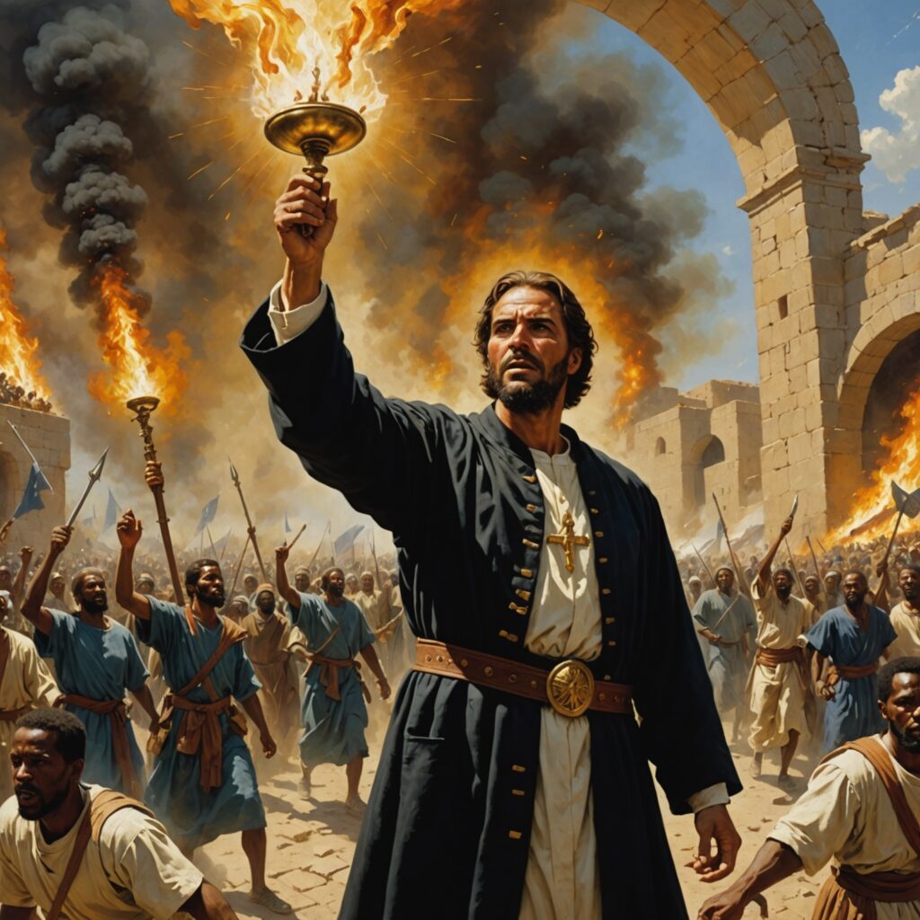 Imagem representativa da profecia do servo do Senhor trazendo justiça e redenção às nações