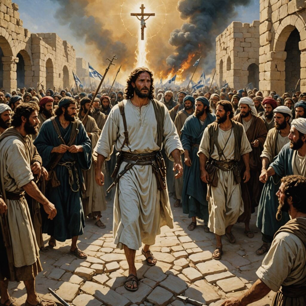 Imagem representativa da teimosia e redenção de Israel conforme descrito no capítulo da Bíblia.