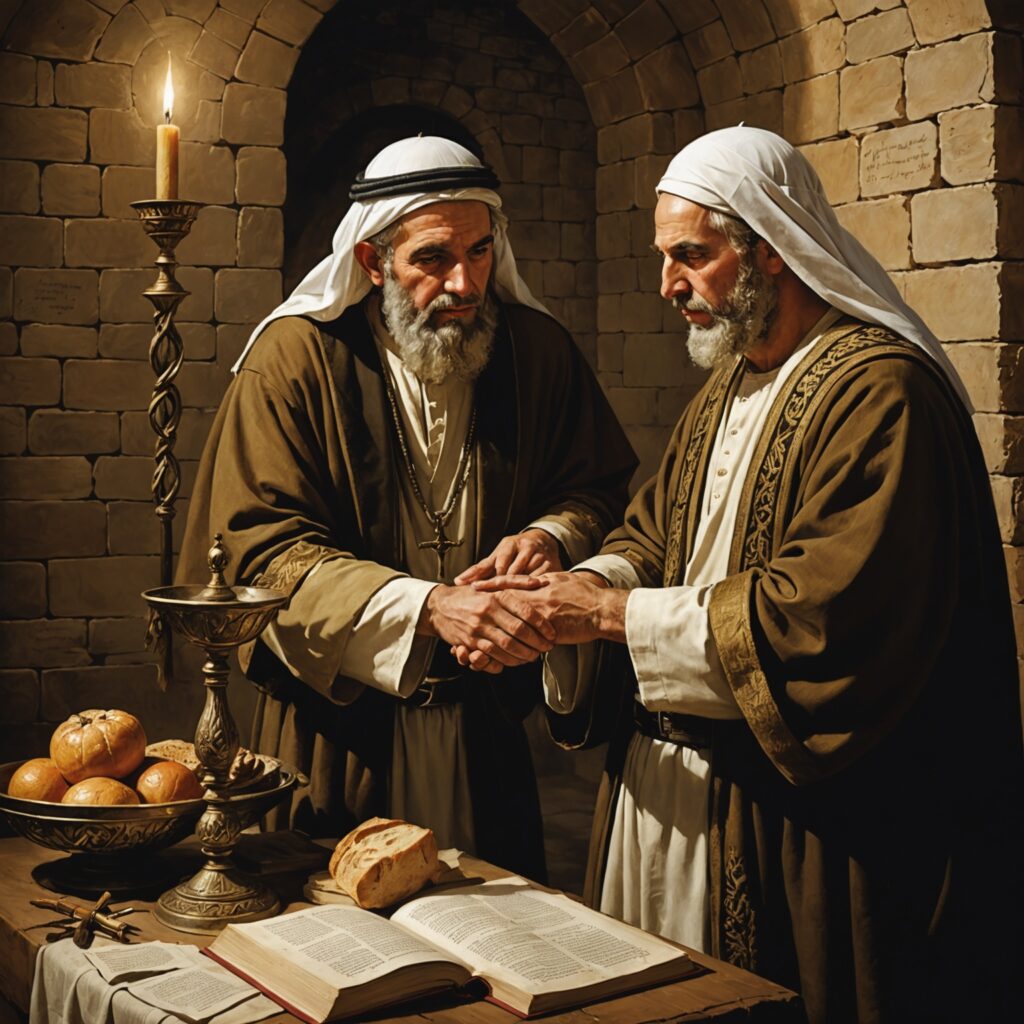 Imagem representativa do capítulo da Bíblia sobre o pecado de Israel e a obediência do servo