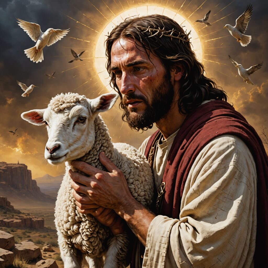 Imagem representativa do Servo Sofredor de Isaías 53 cumprido por Jesus Cristo