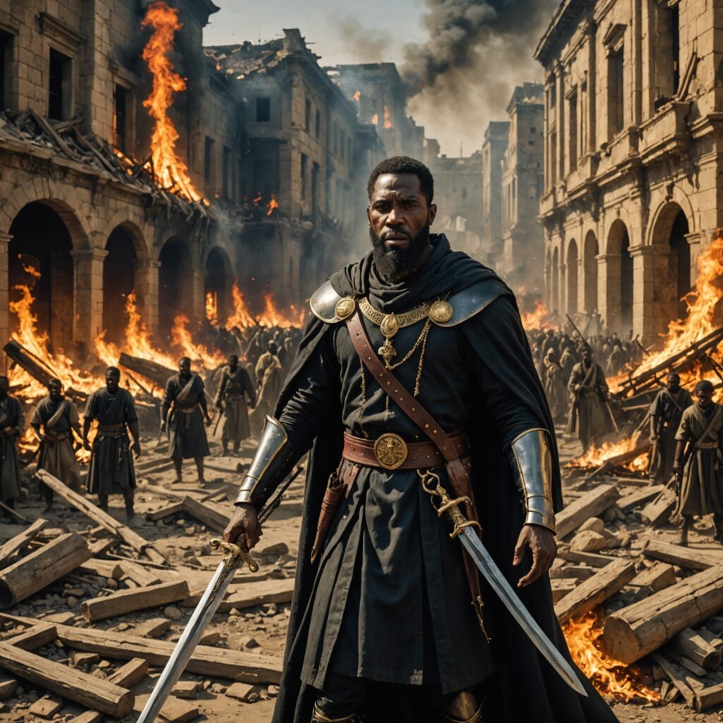 Imagem representativa da profecia de Jeremias e a libertação dos escravos em Jerusalém