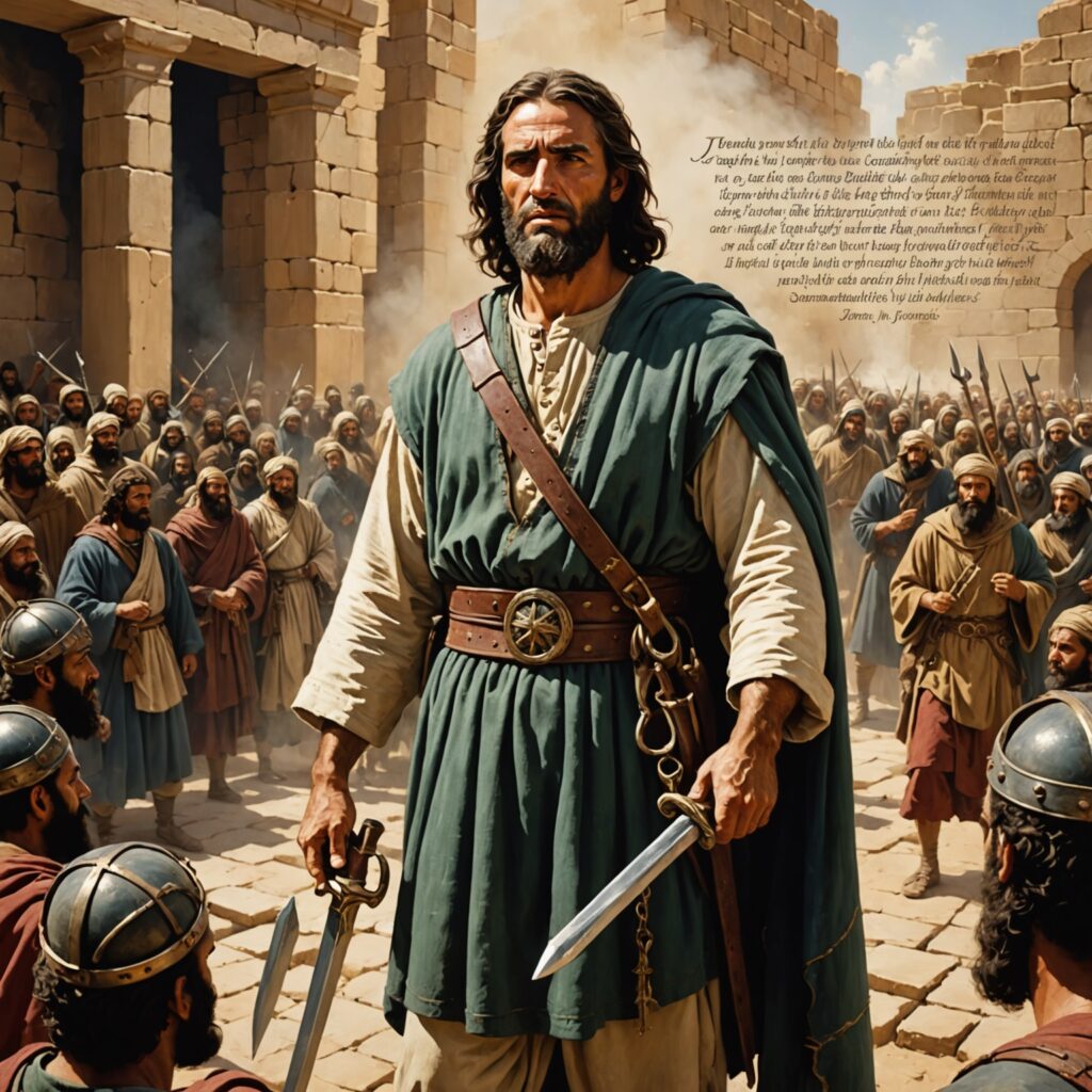 Profeta Jeremias confrontando o rei Zedequias