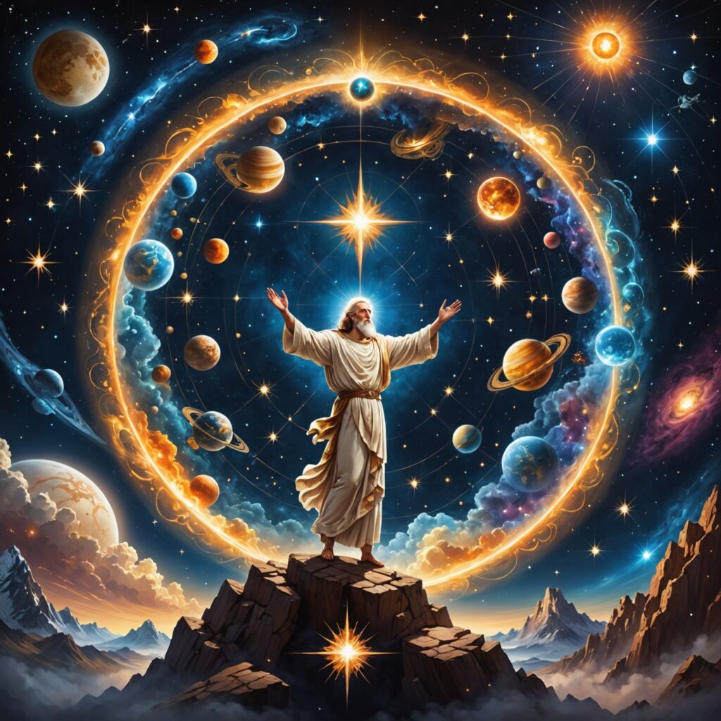 Imagem representando a grandeza e o poder de Deus