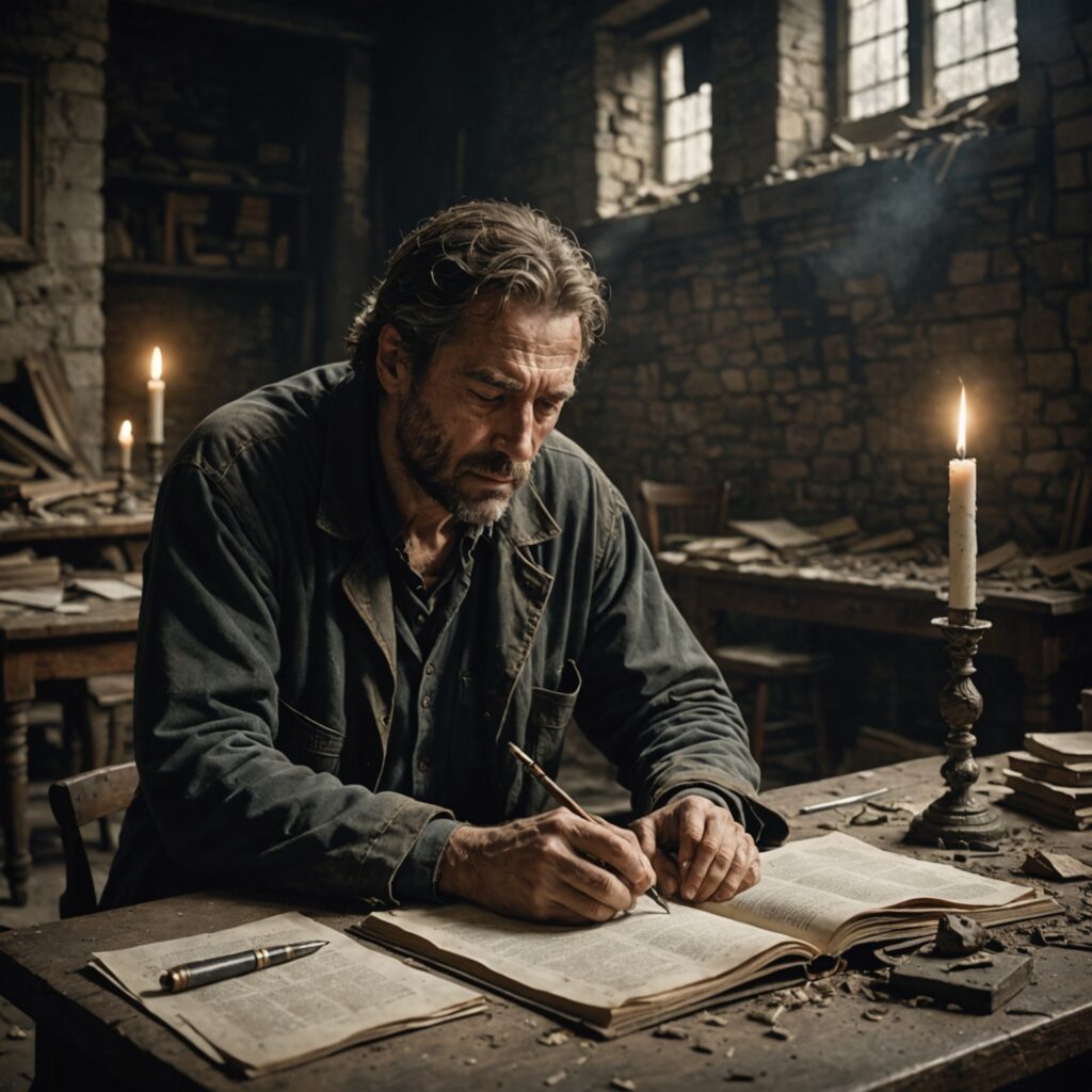 Jó refletindo sobre o sofrimento e a solidão