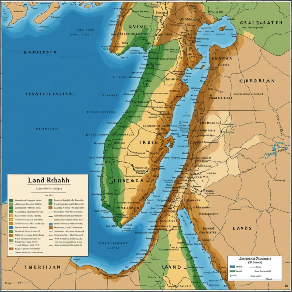 Distribuição da Terra Prometida por Deus aos Israelitas
