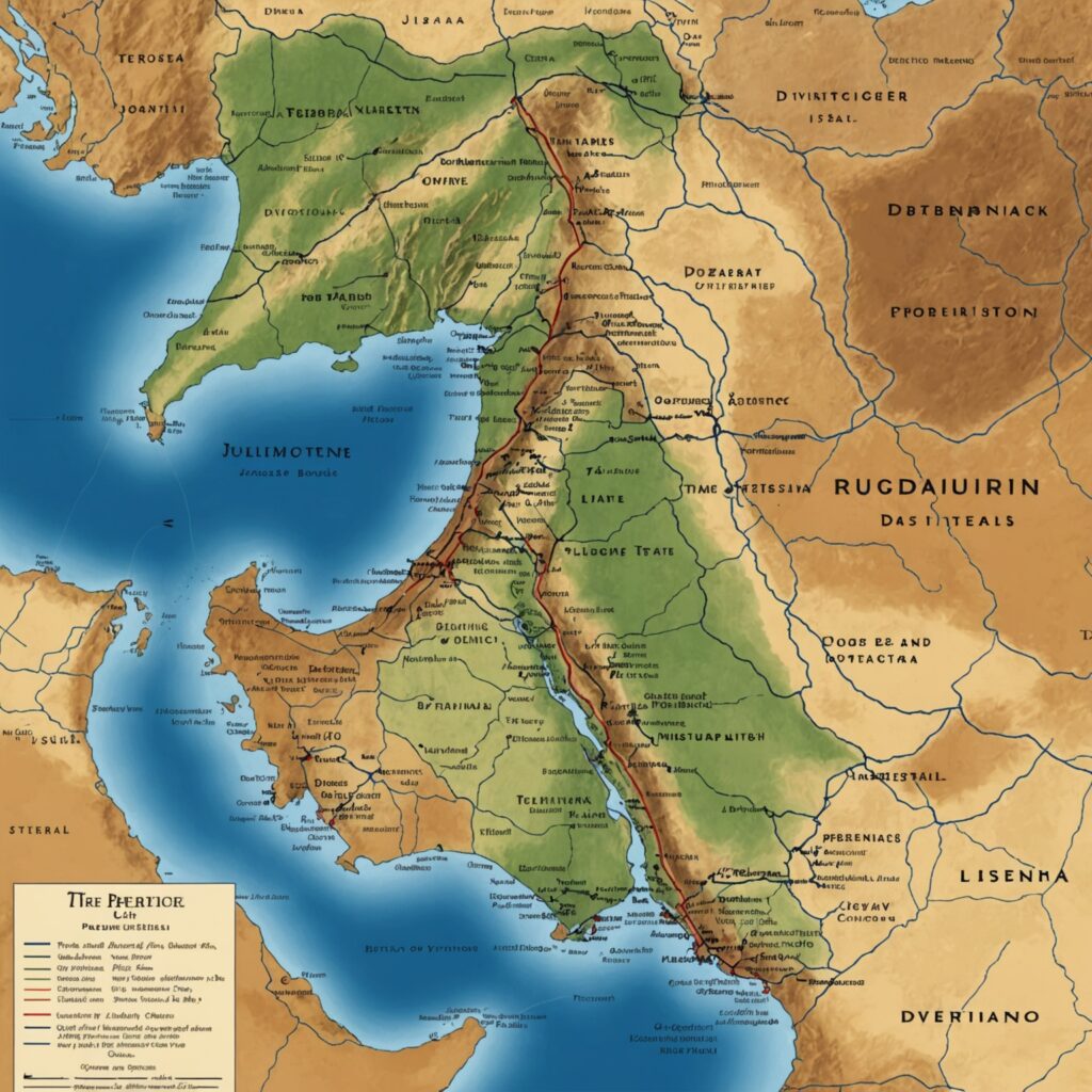 Divisão da Terra Prometida conforme a Bíblia