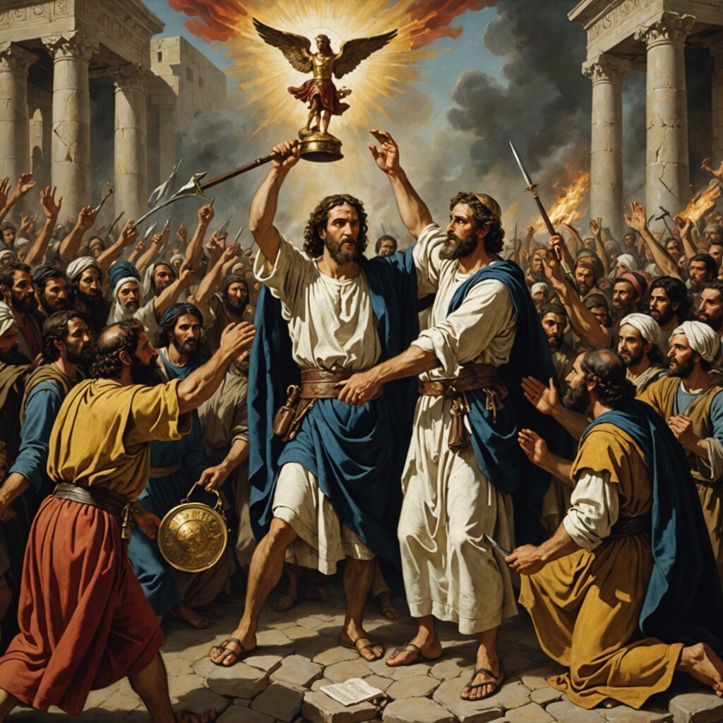 Ilustração da desobediência e redenção de Israel