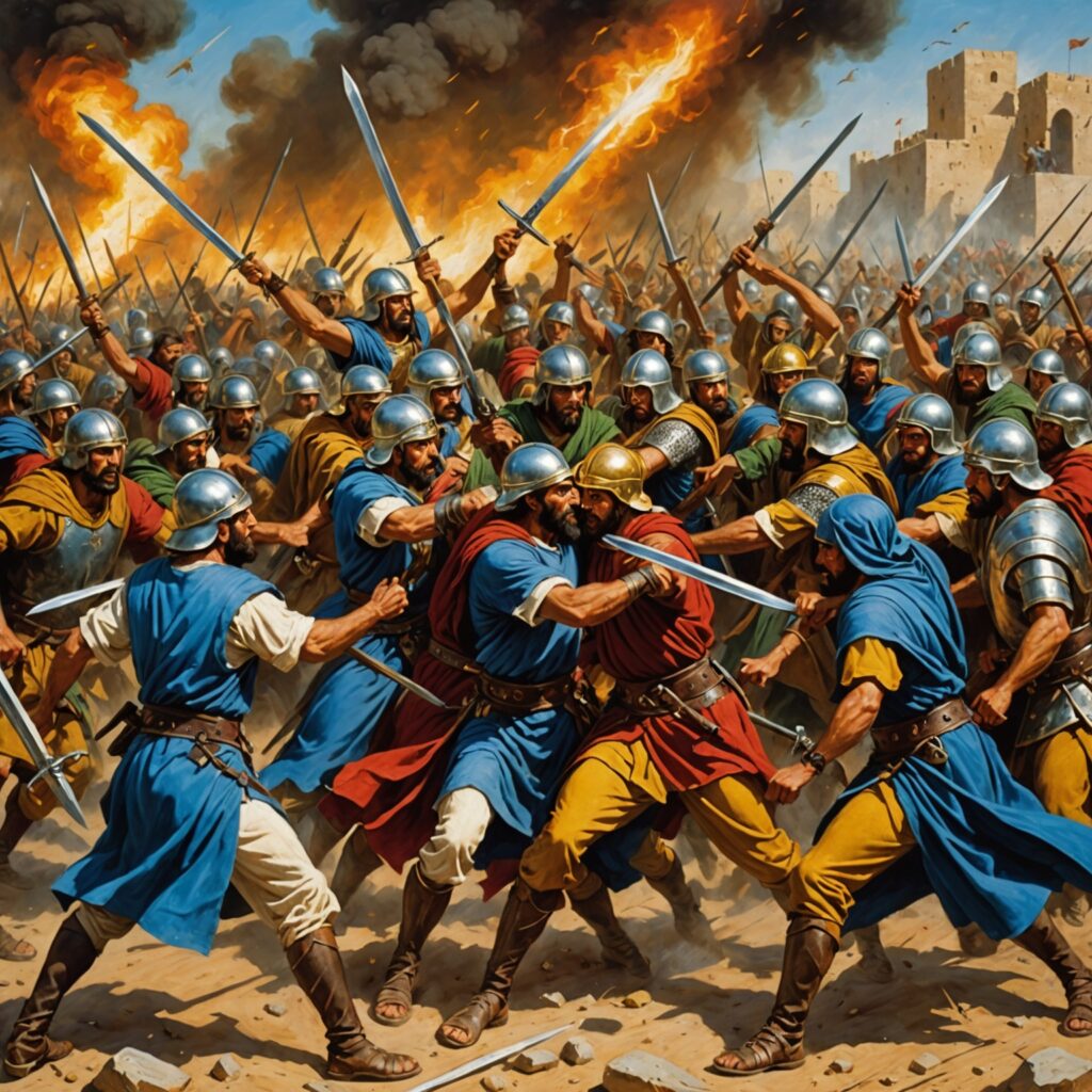 Batalha entre os israelitas e os benjamitas