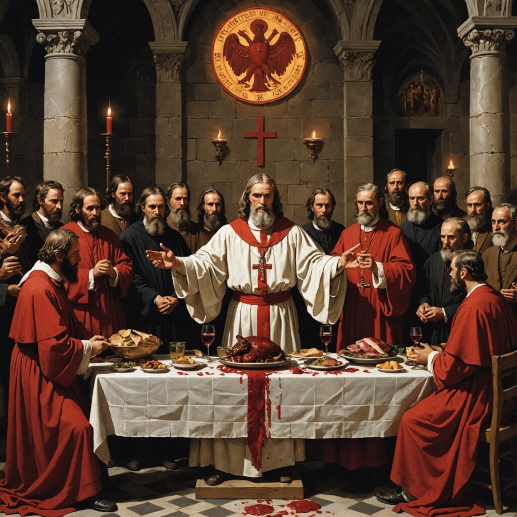 Imagem da proibição de comer sangue na Bíblia