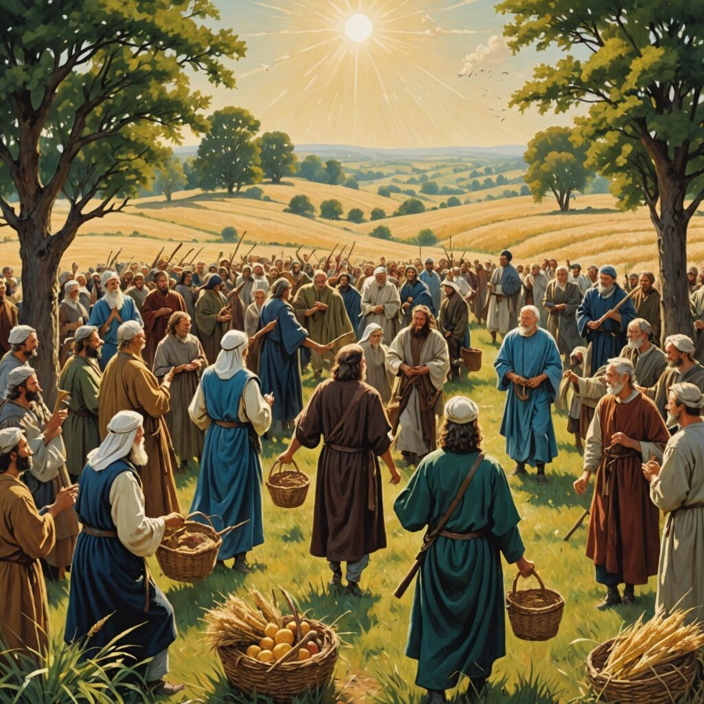 Imagem representativa do ano sabático e do ano de jubileu na Bíblia