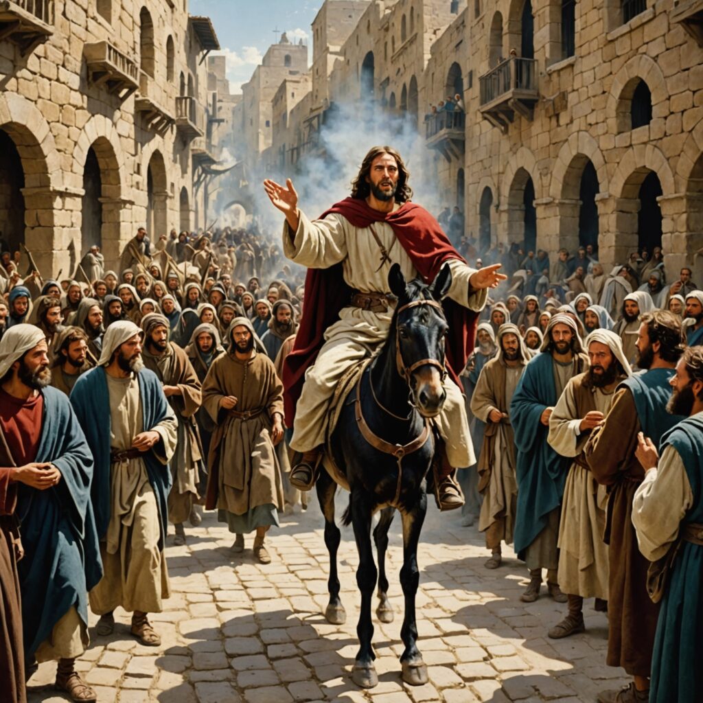 Entrada triunfal de Jesus em Jerusalém