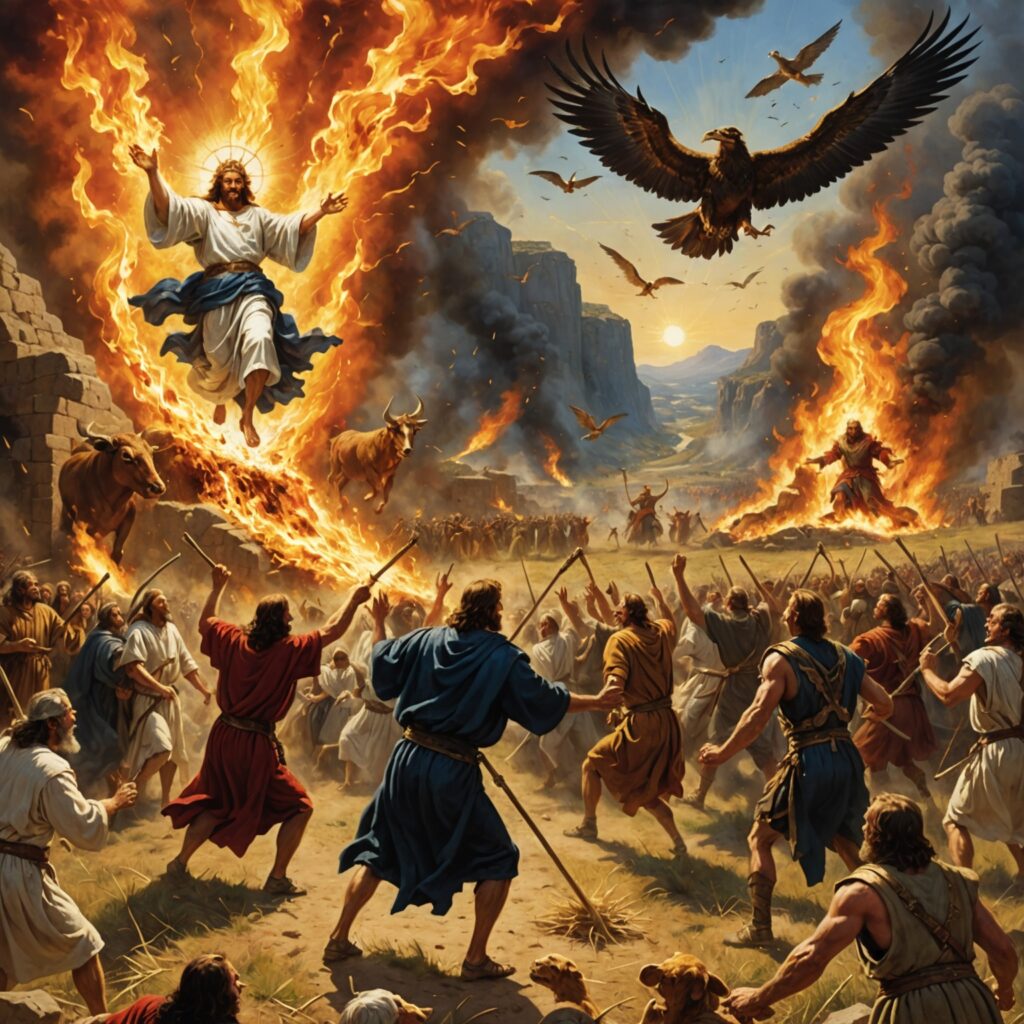 Ilustração do dia do Senhor - Juízo e Justiça Divina