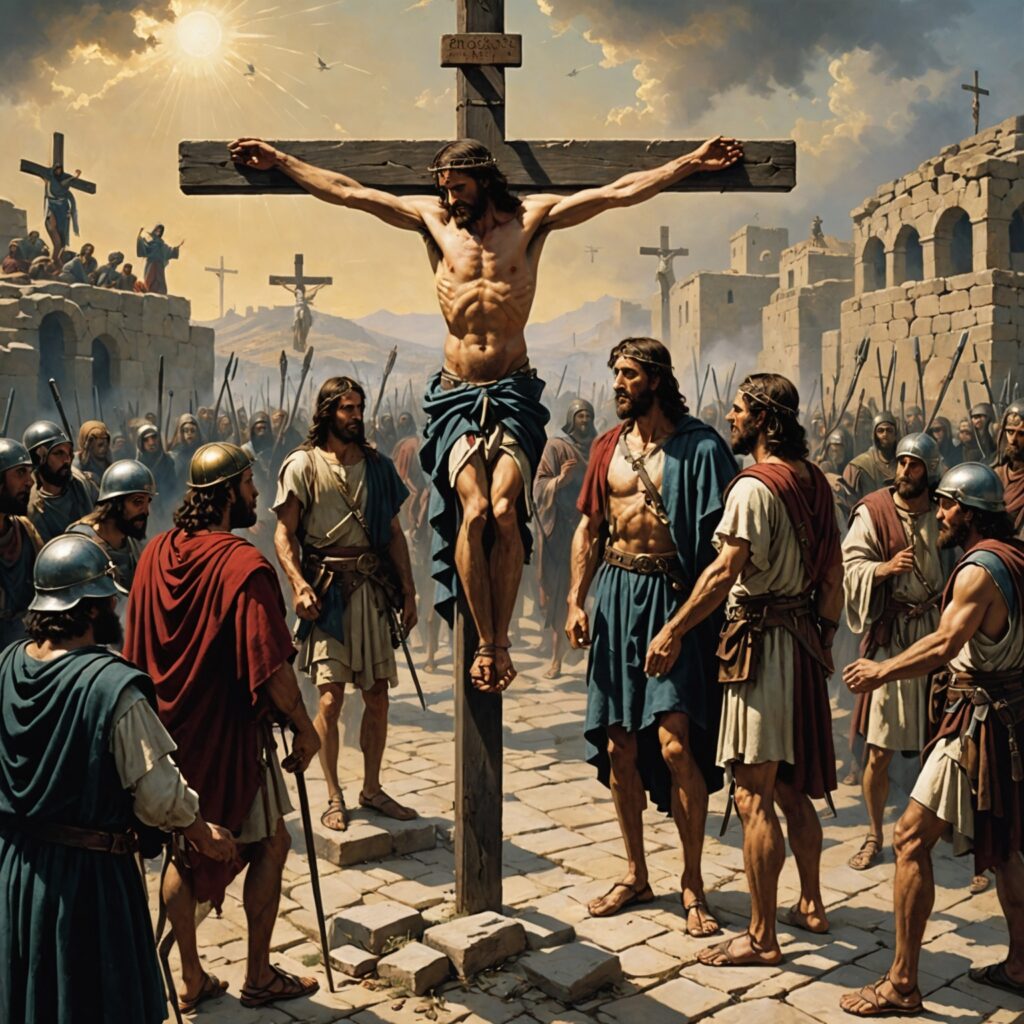 Jesus perante Pilatos - Crucificação e Morte de Jesus