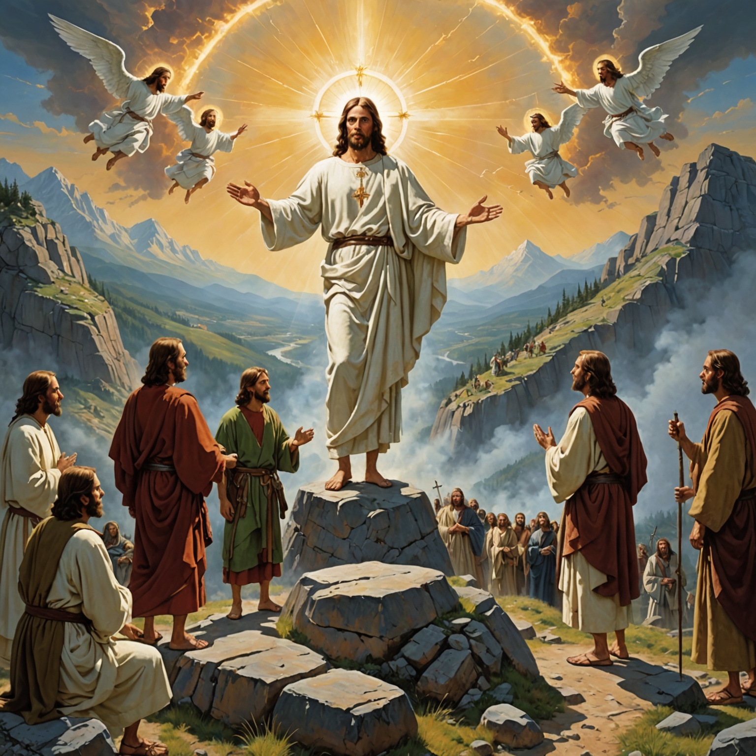 Transfiguração de Jesus e cura do rapaz endemoninhado