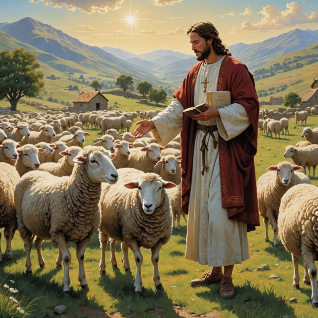 Imagem representativa dos ensinamentos de Jesus sobre humildade e perdão