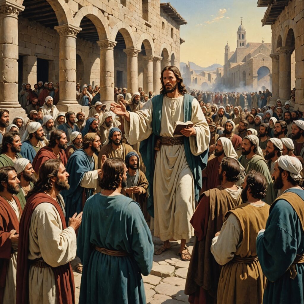 Imagem representativa dos milagres e ensinamentos de Jesus