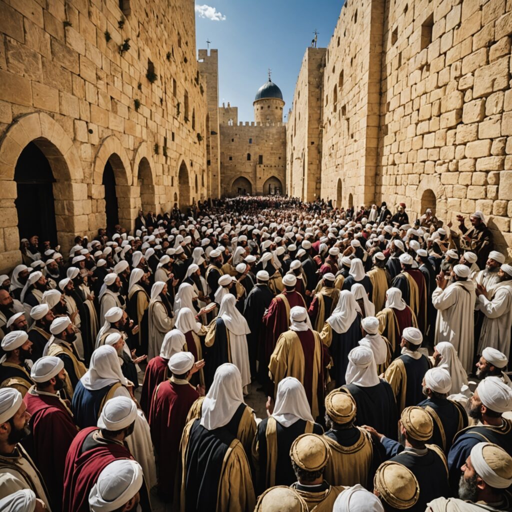 Consagração dos muros de Jerusalém