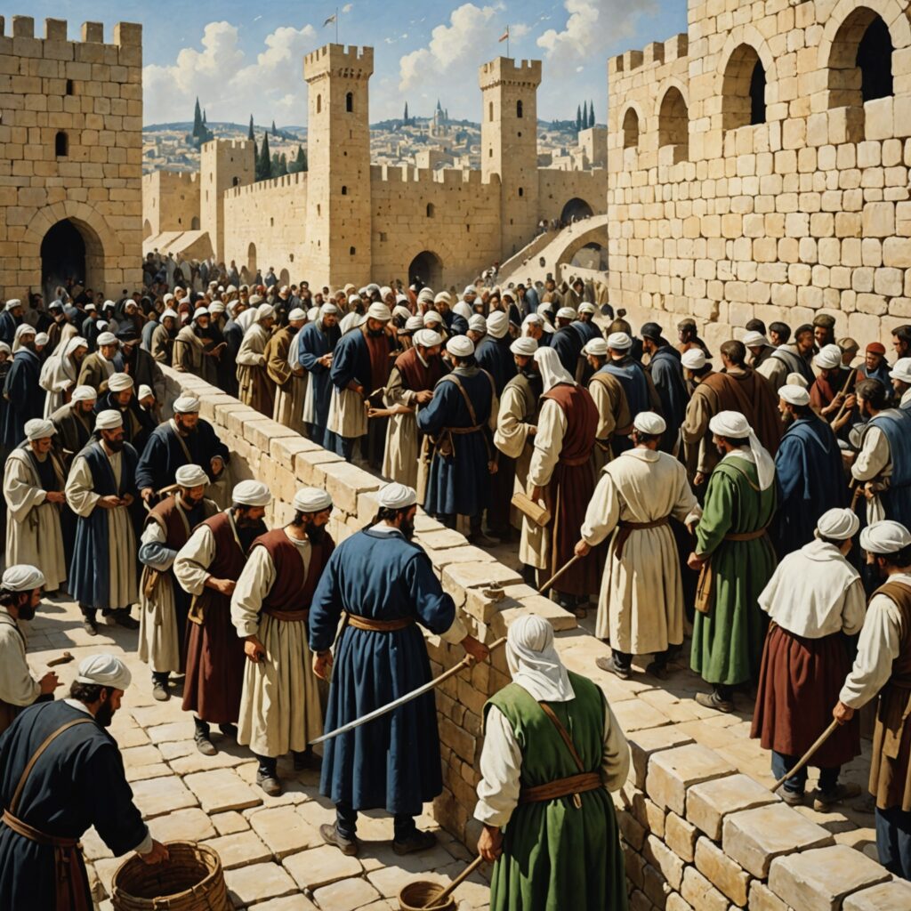 Reconstrução das muralhas de Jerusalém