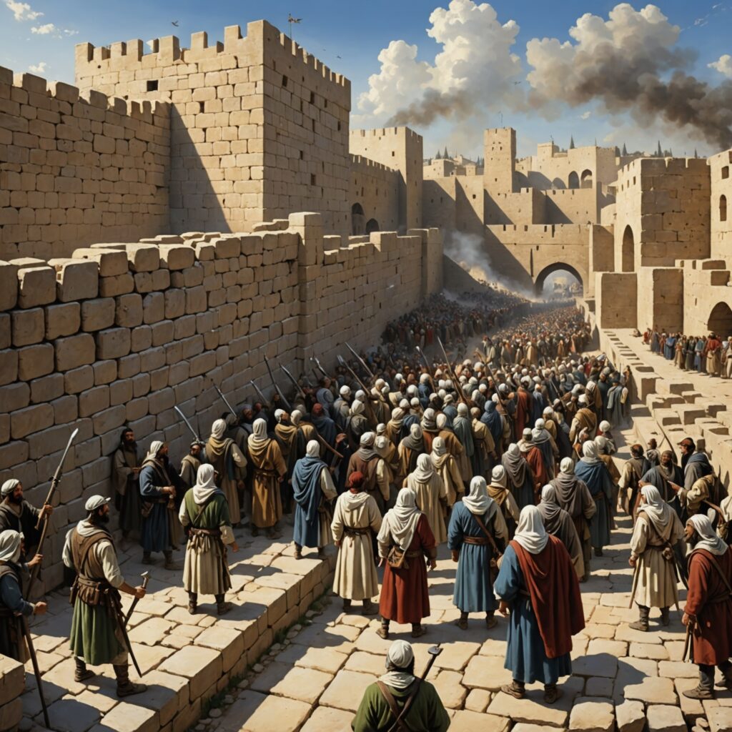 Reconstrução do Muro de Jerusalém - Neemias enfrentando oposição e conspirações