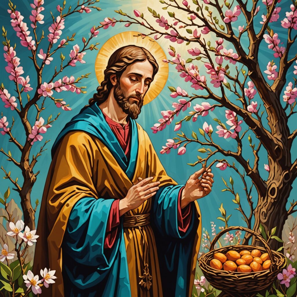 Milagre da Vara de Arão Florescendo