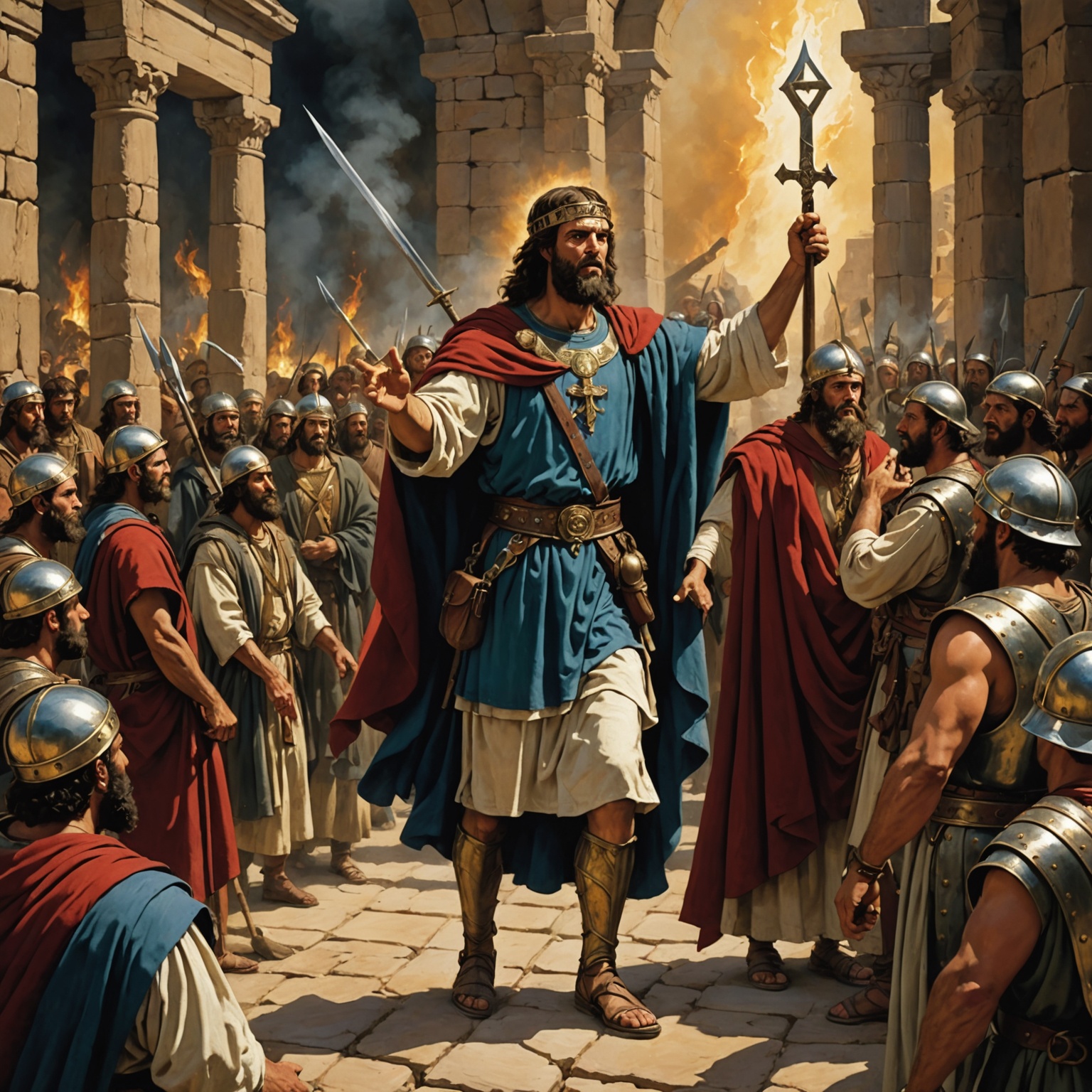 Balaão diante dos altares - Intervenção Divina