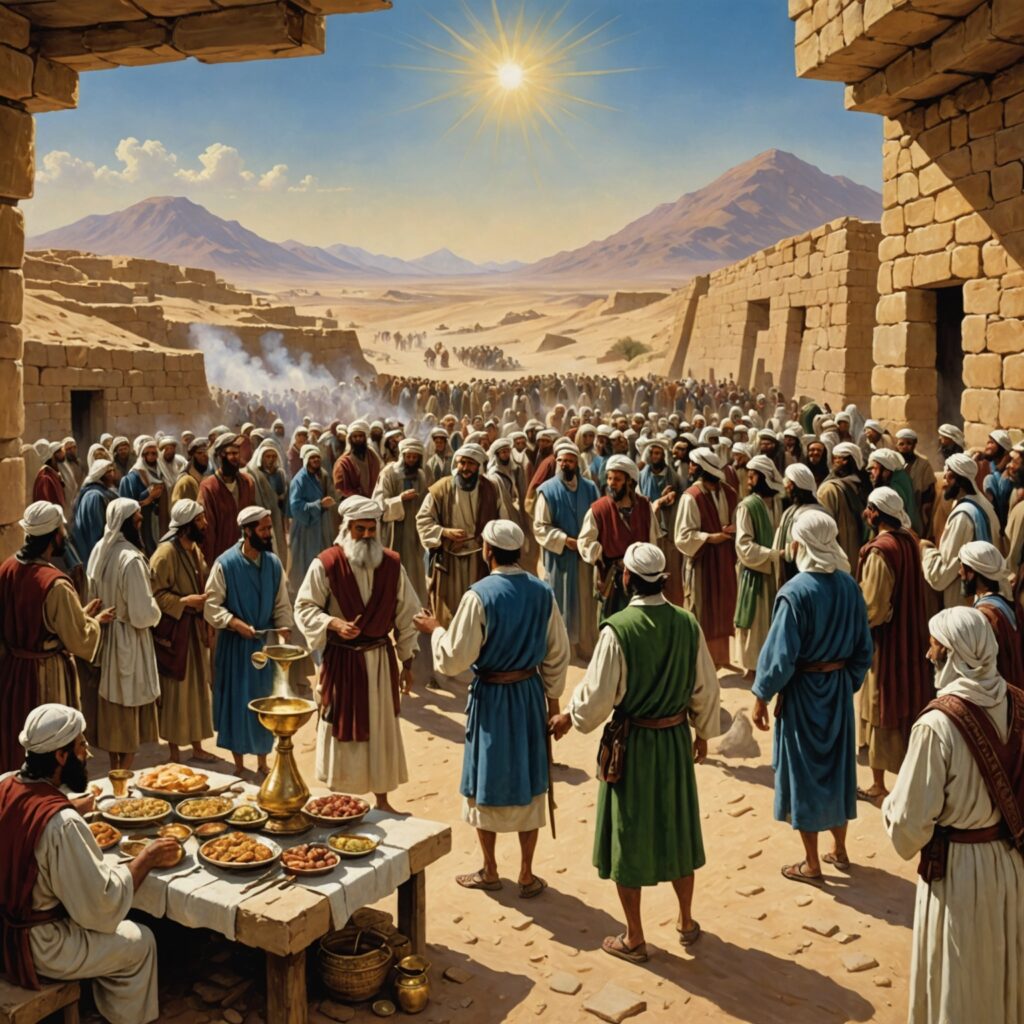 Celebração da Páscoa e a Nuvem sobre o Tabernáculo