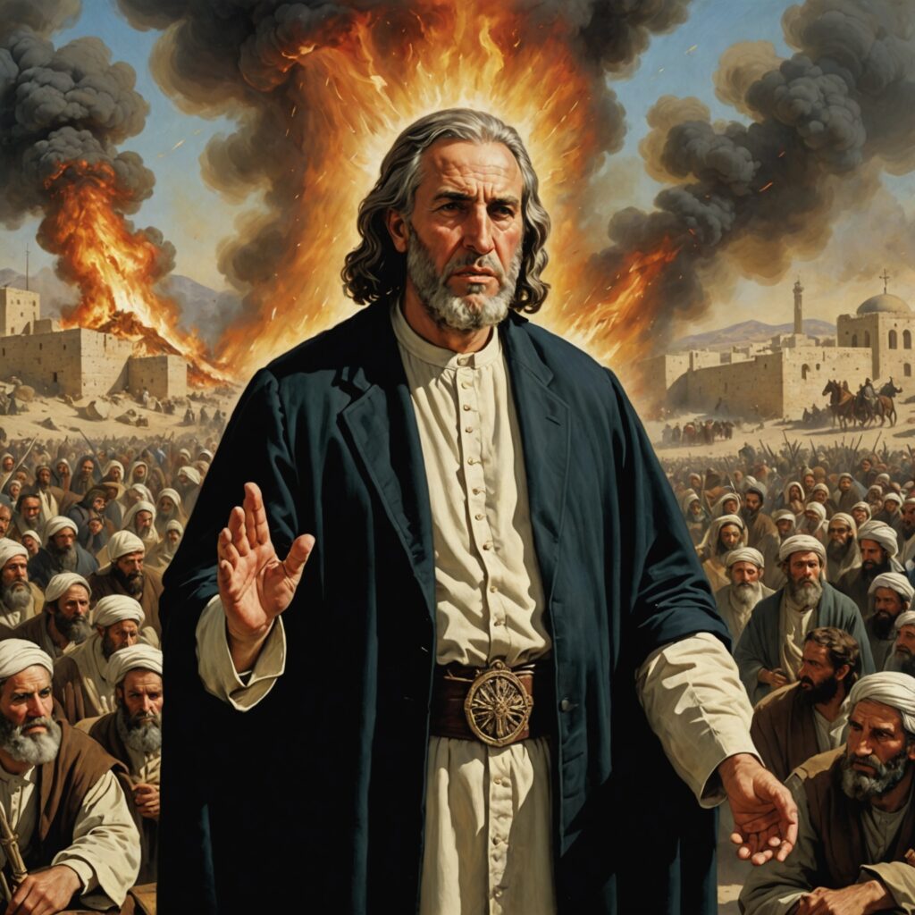 Ilustração dos Pecados de Israel e Advertência Divina